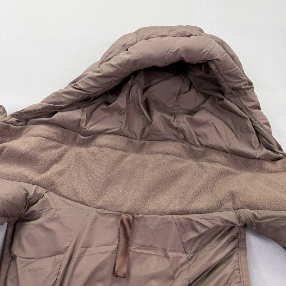 Lululemon Down & Around Vest Women's Size 6 Hooded Long Puffer Down